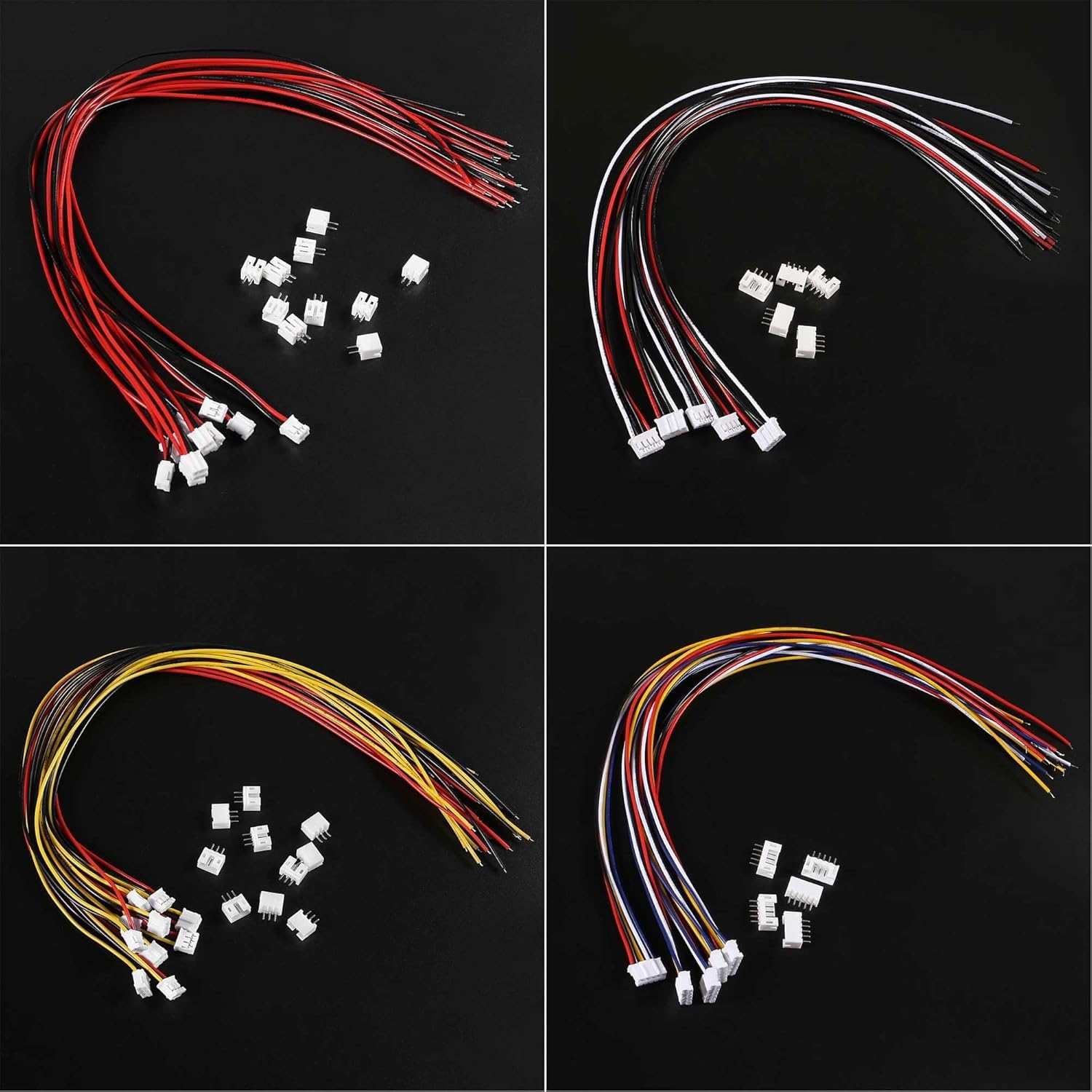 Amazon | 40組 JST-XHコネクタキット XH 2.54mm 2P 3P 4P 5P コネクタ